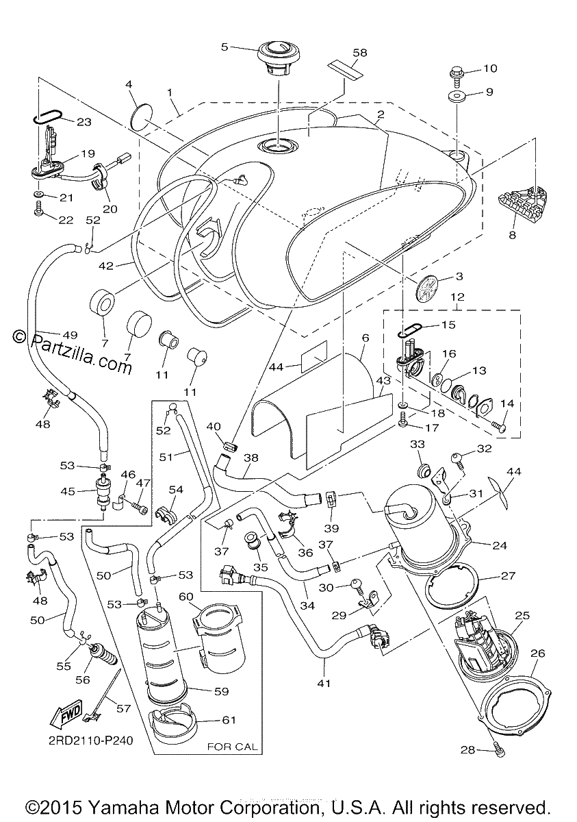 Diagrama de FUEL TANK