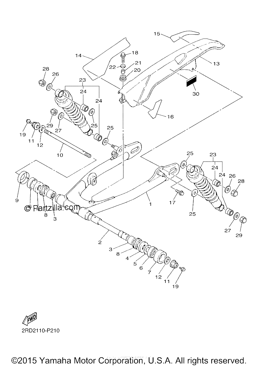 Diagrama de REAR ARM