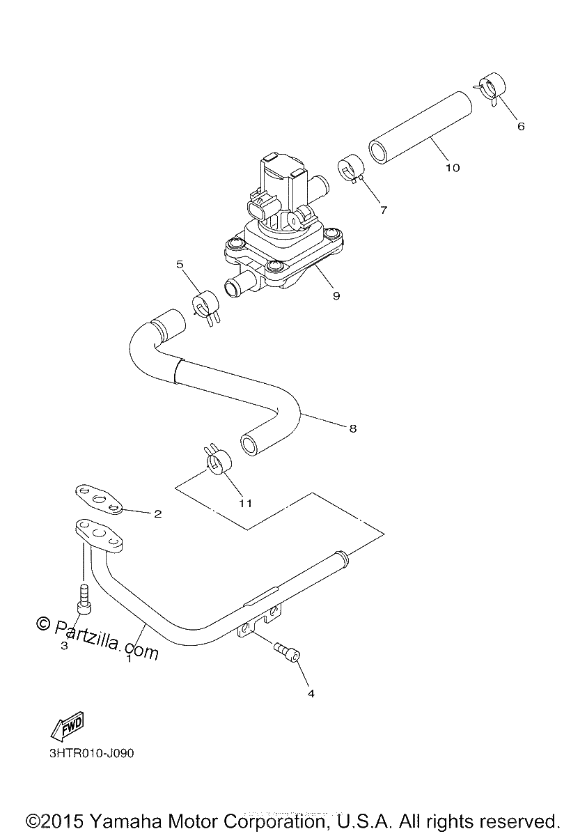 Diagrama de AIR INDUCTION SYSTEM