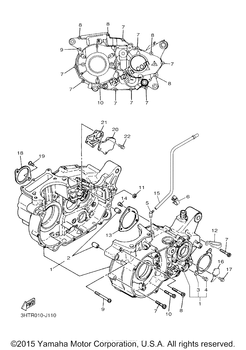 Diagrama de CRANKCASE