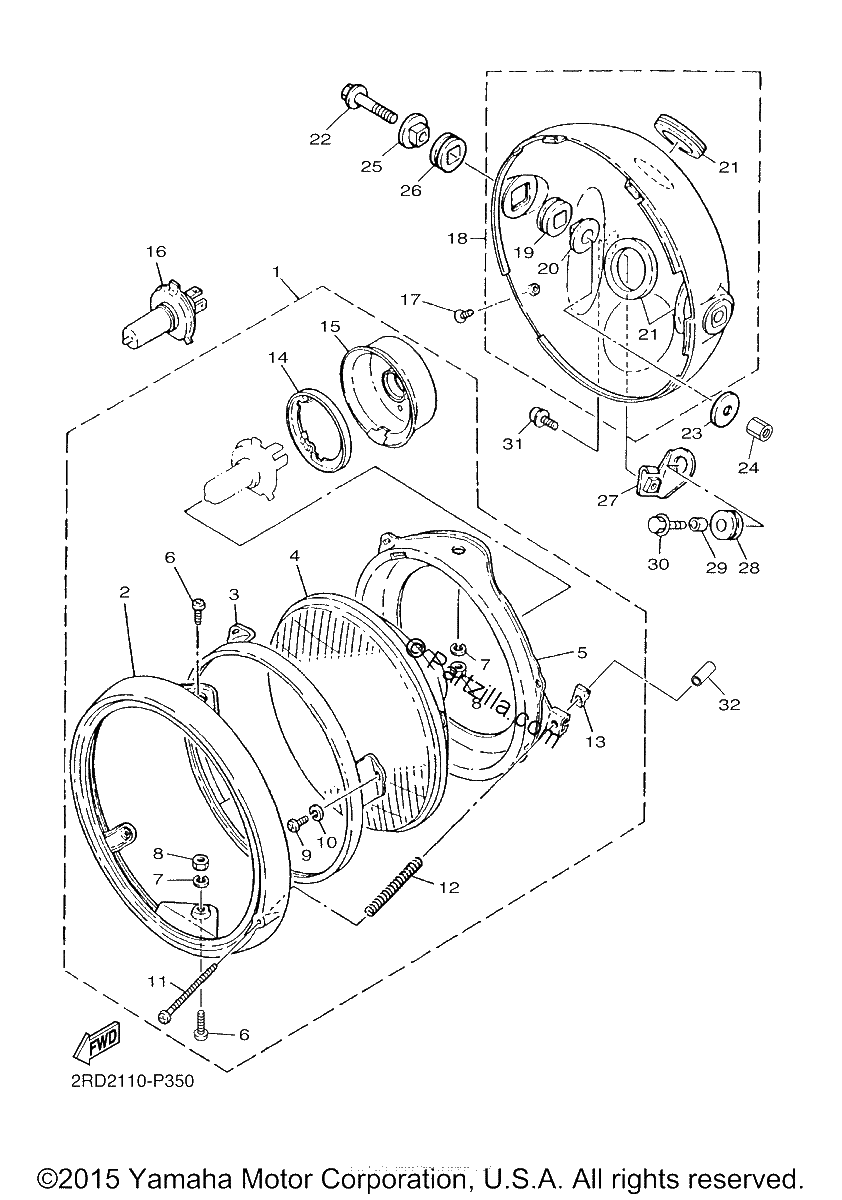 Diagrama de HEADLIGHT