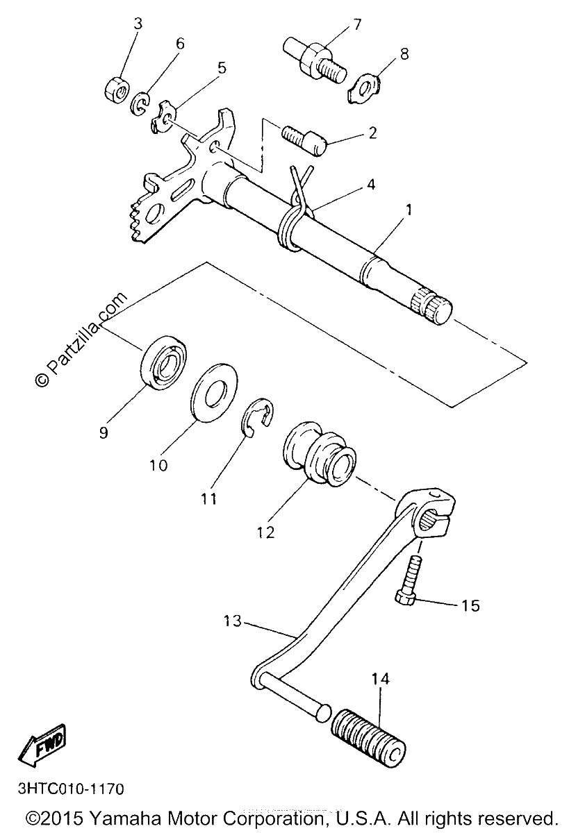 Diagrama de SHIFT SHAFT