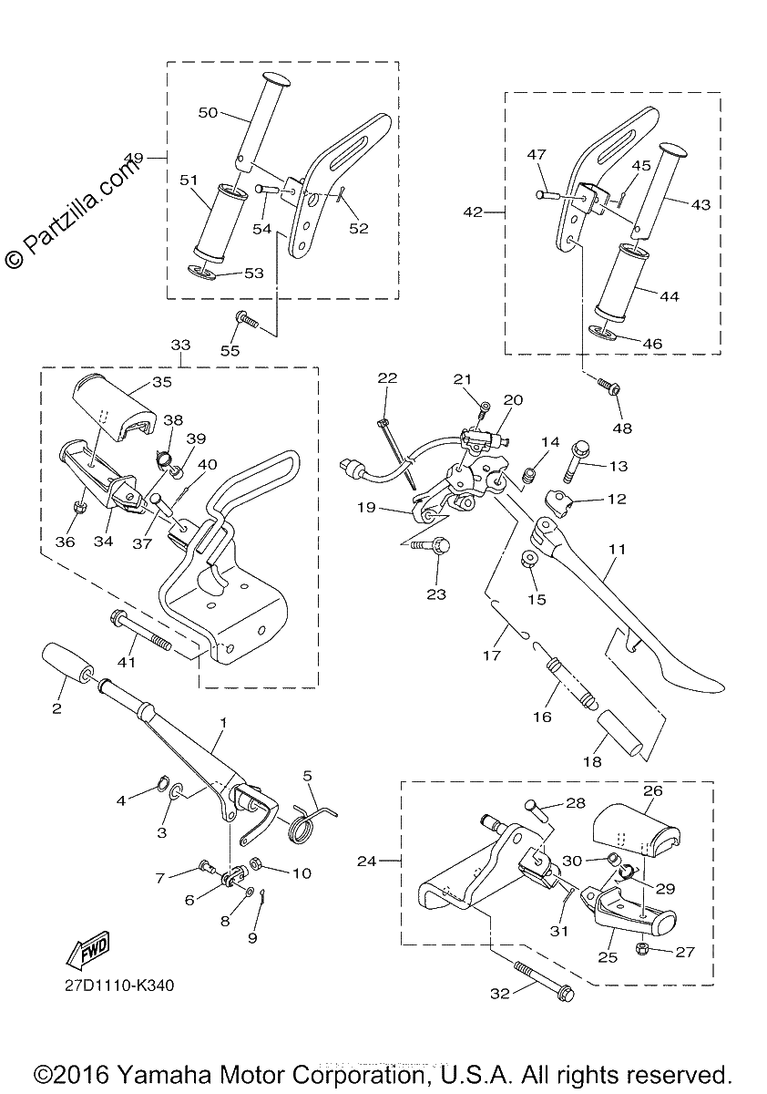 Diagrama de STAND FOOTREST