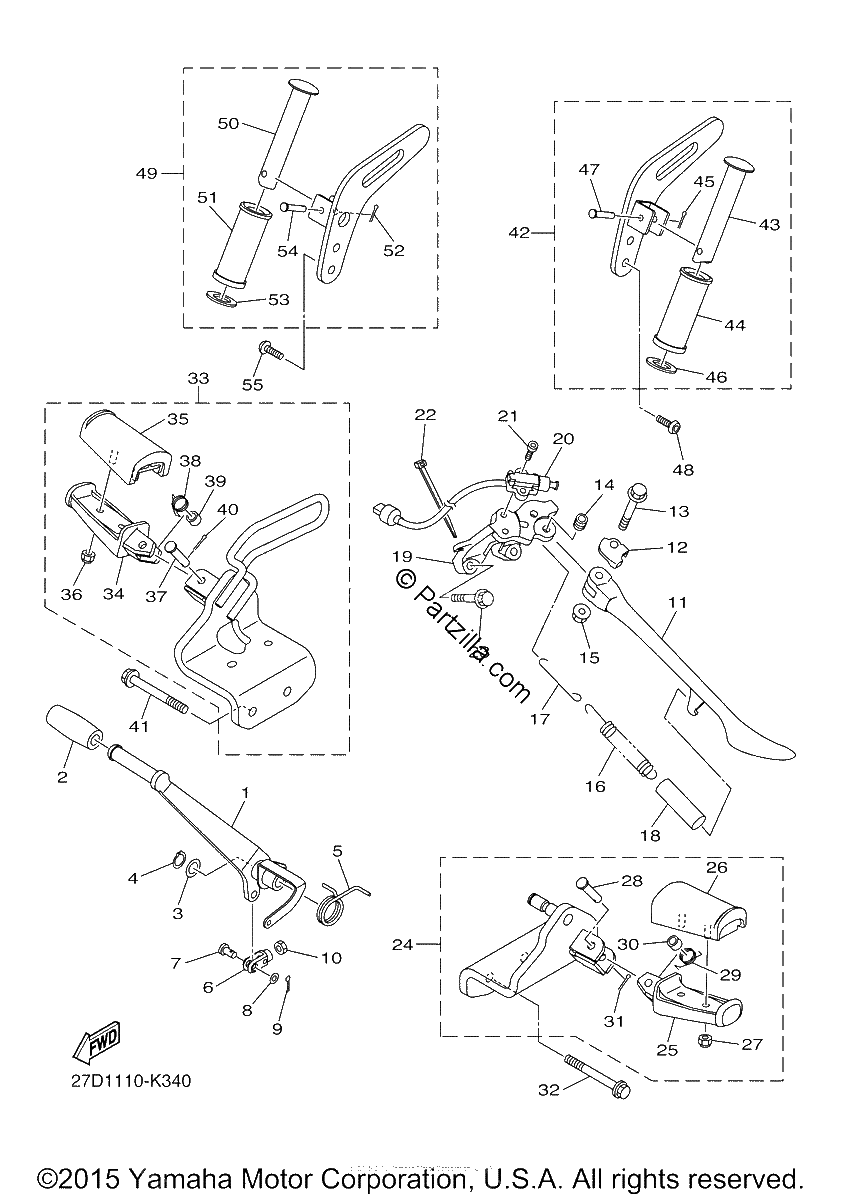 Diagrama de STAND FOOTREST