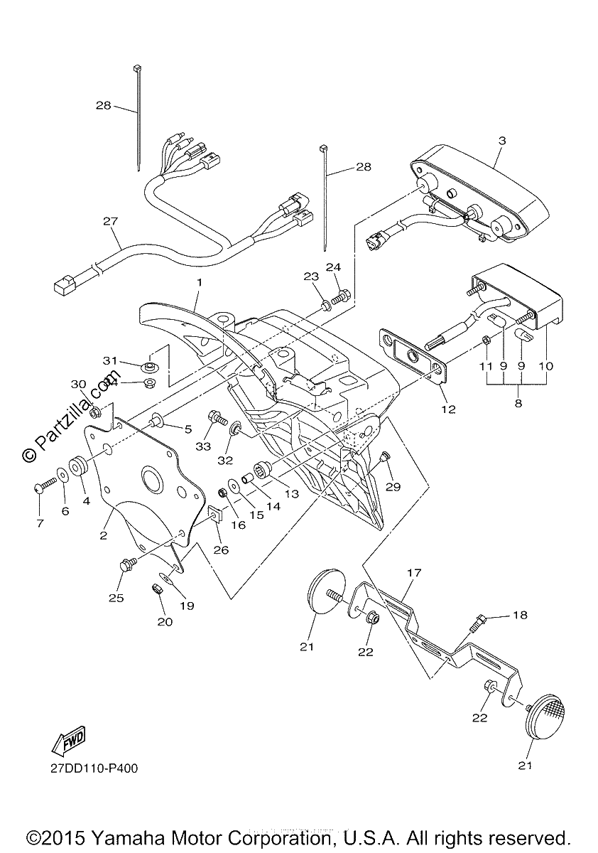 Diagrama de TAILLIGHT