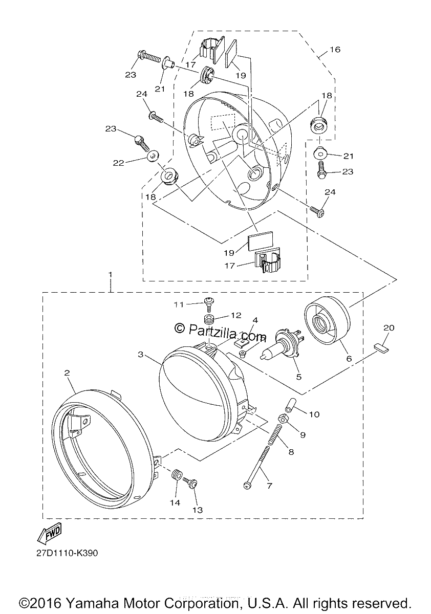 Diagrama de HEADLIGHT