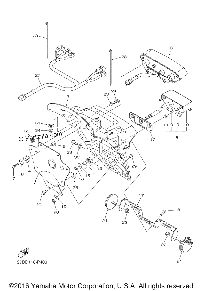 Diagrama de TAILLIGHT