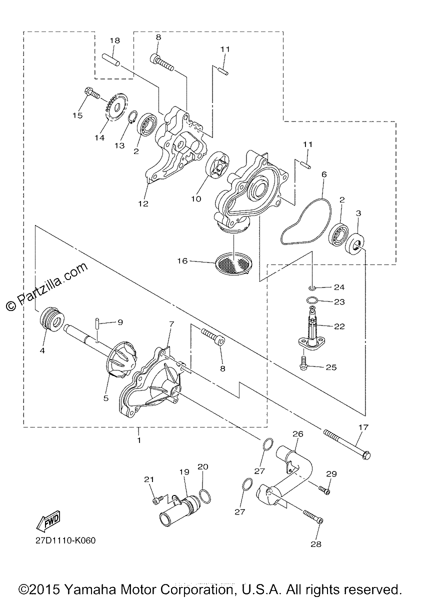 Diagrama de WATER PUMP