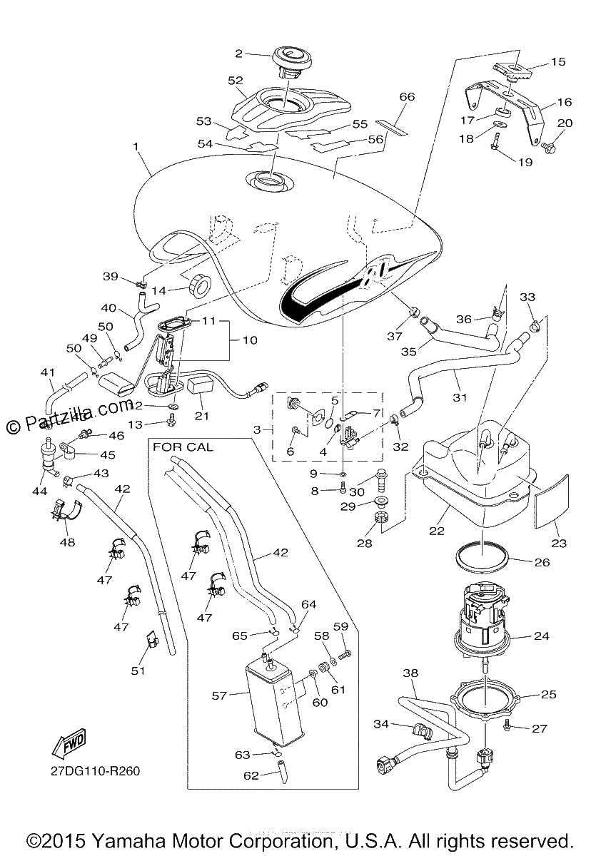 Diagrama de FUEL TANK