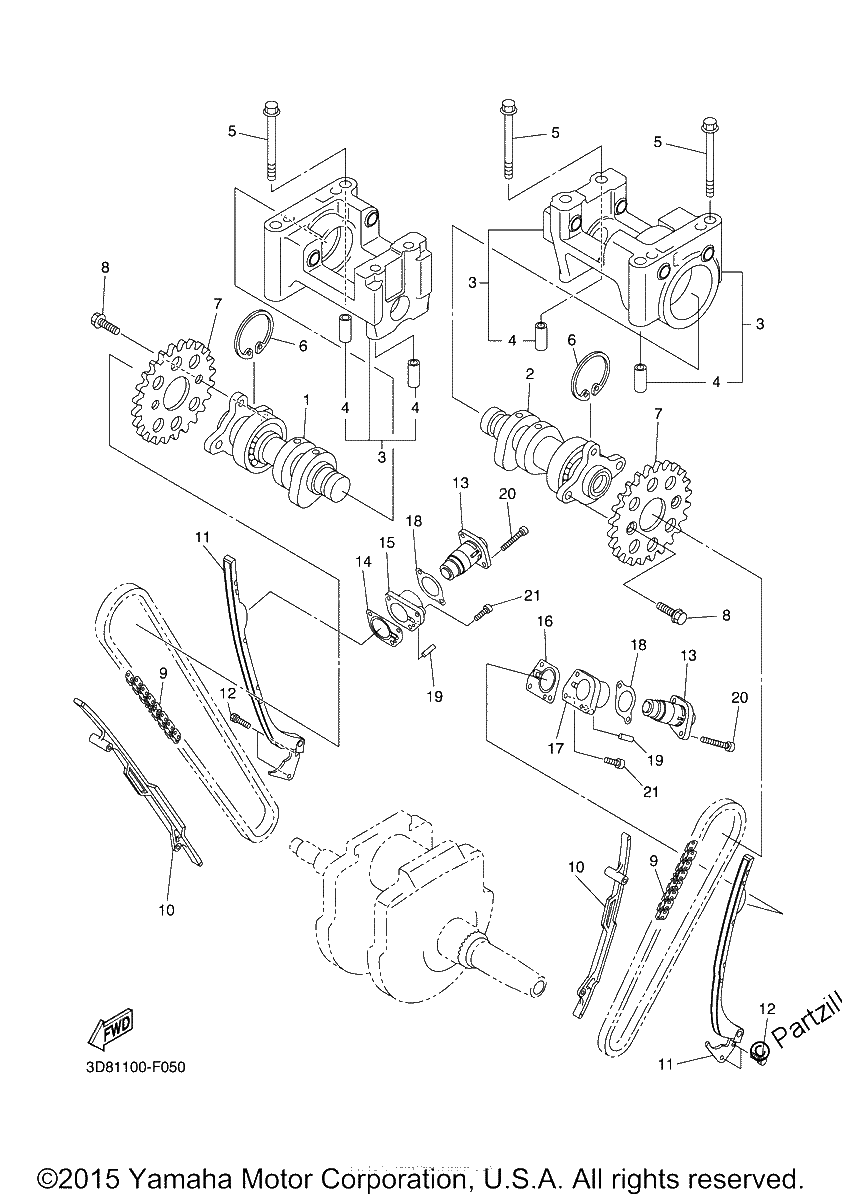 Diagrama de CAMSHAFT CHAIN