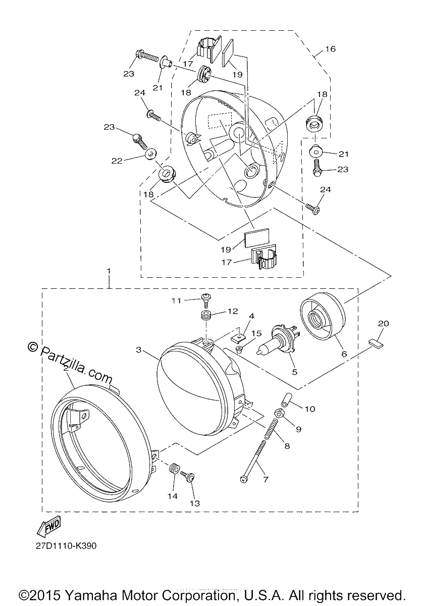 Diagrama de HEADLIGHT
