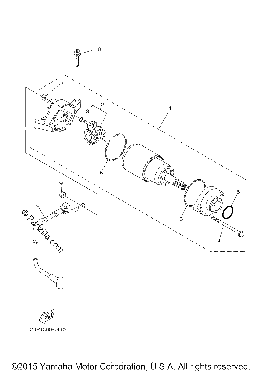 Diagrama de STARTING MOTOR