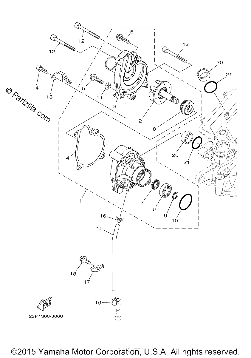 Diagrama de WATER PUMP