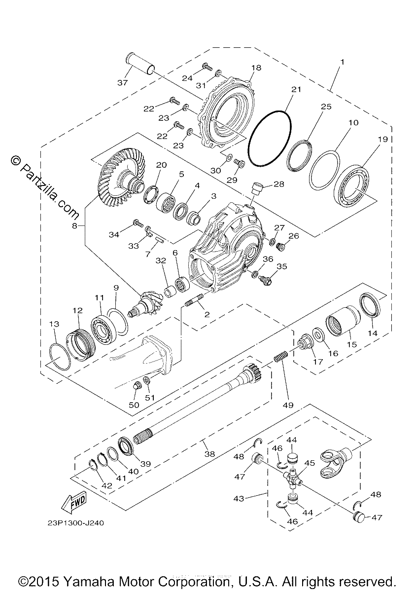 Diagrama de DRIVE SHAFT