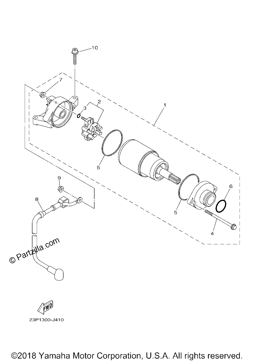 Diagrama de STARTING MOTOR