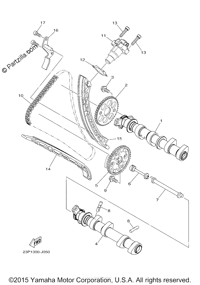 Diagrama de CAMSHAFT CHAIN