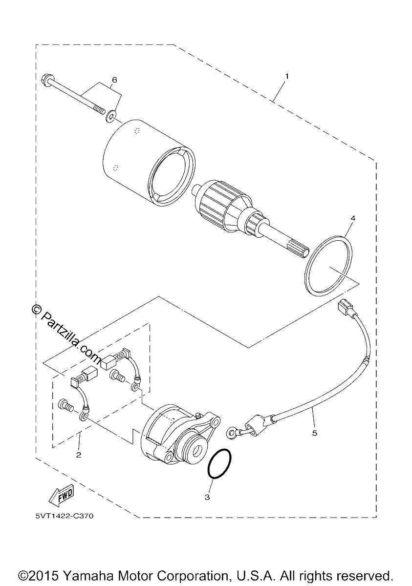 Diagrama de STARTING MOTOR