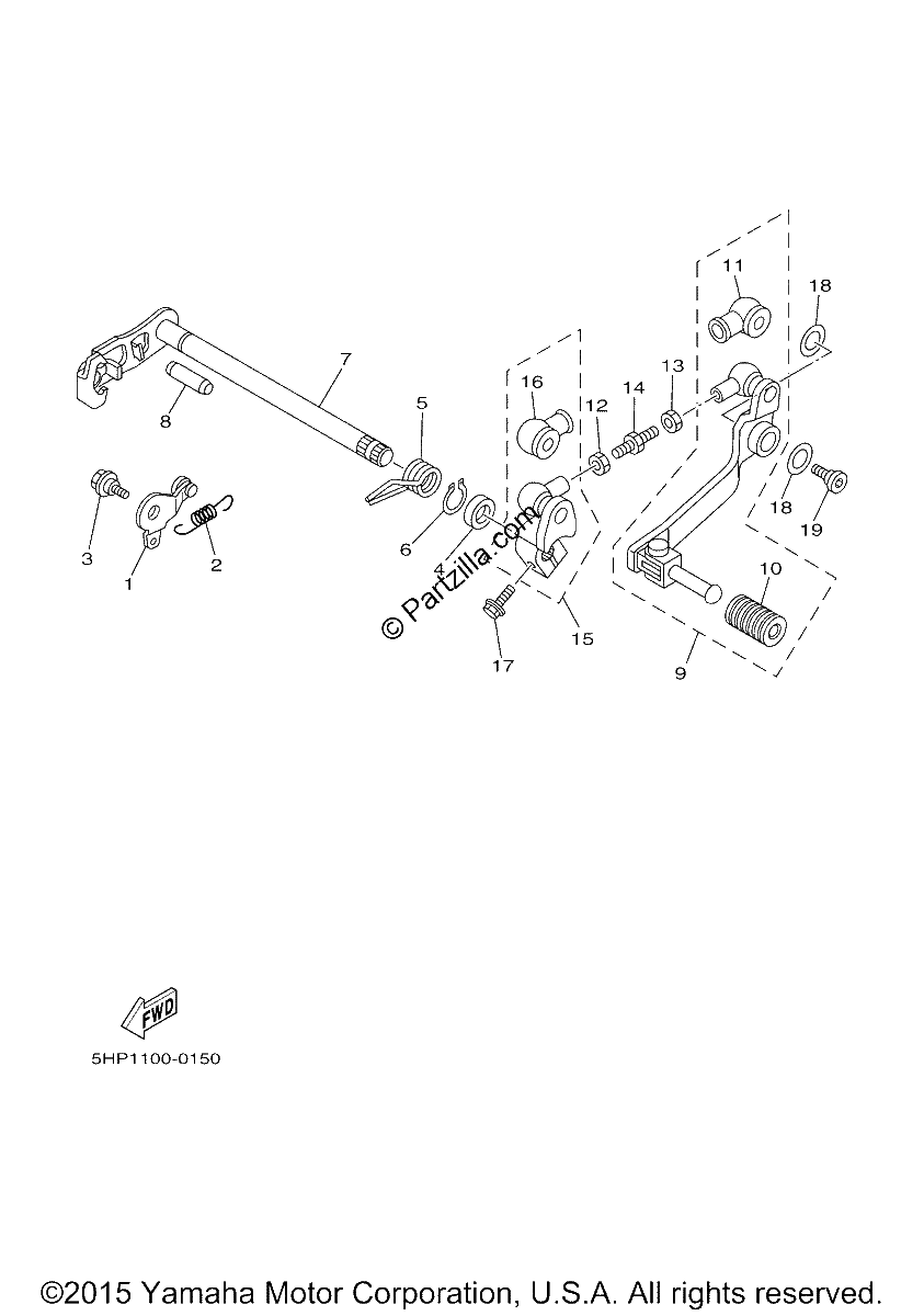 Diagrama de SHIFT SHAFT
