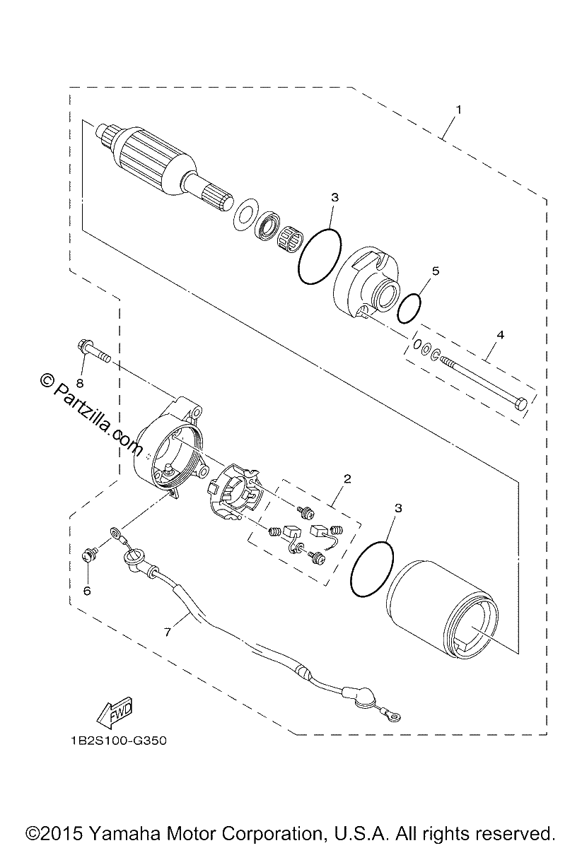 Diagrama de STARTING MOTOR