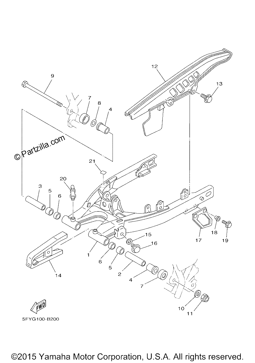 Diagrama de REAR ARM