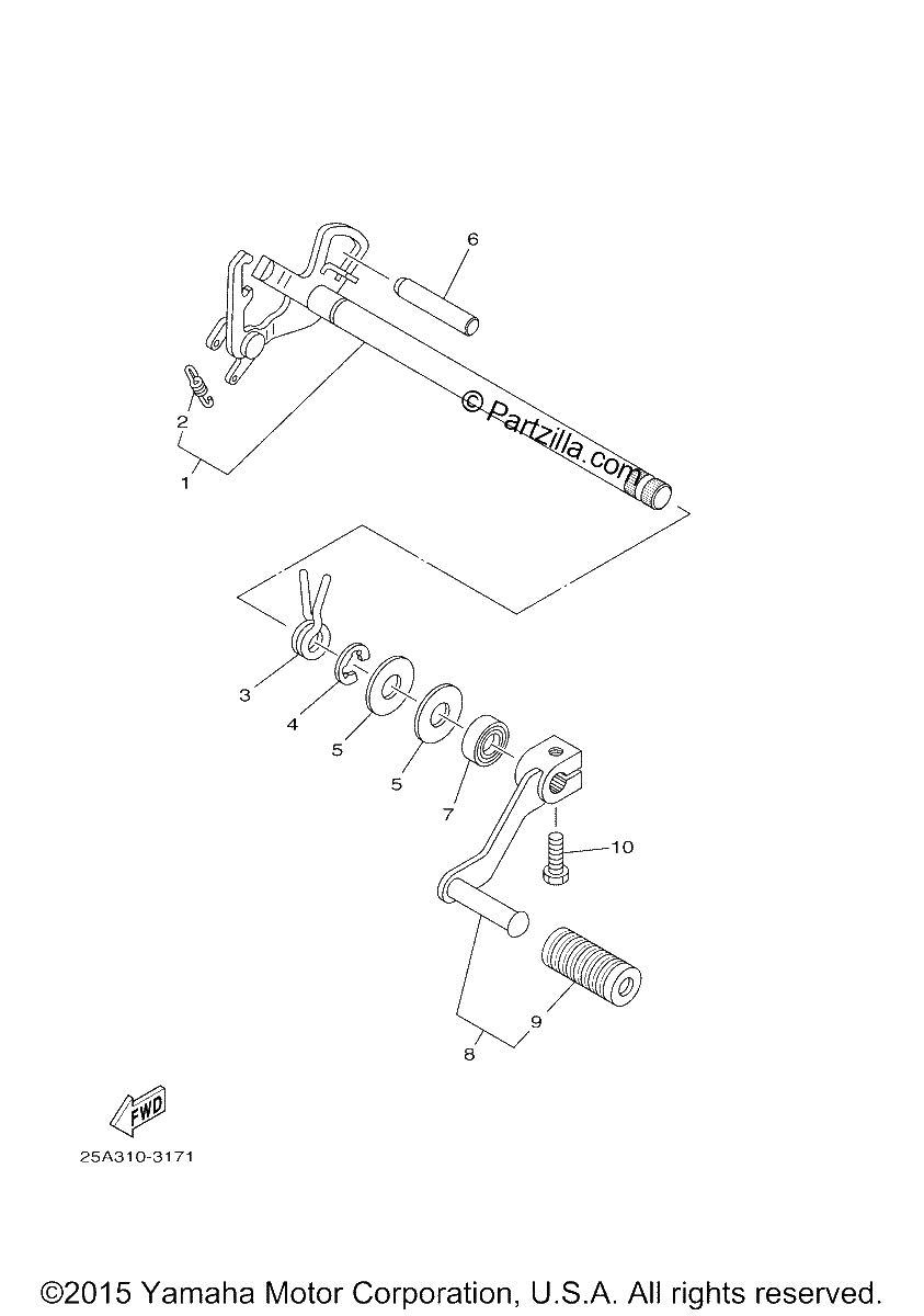 Diagrama de SHIFT SHAFT