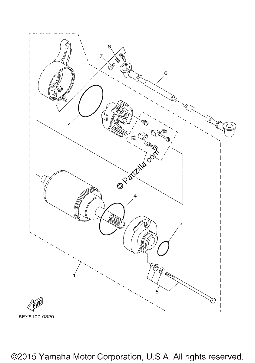 Diagrama de STARTING MOTOR