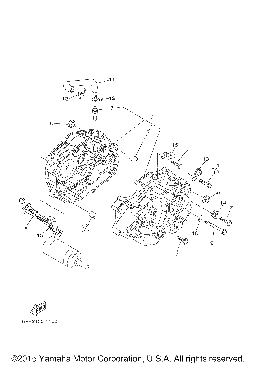 Diagrama de CRANKCASE