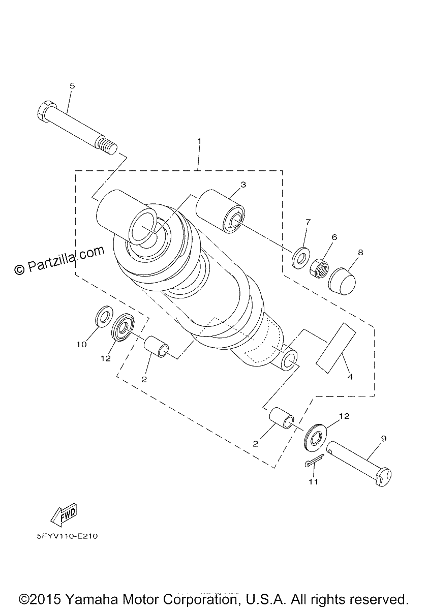 Diagrama de REAR SUSPENSION