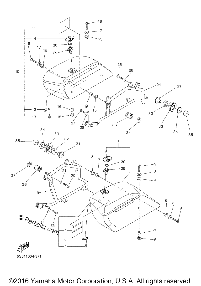 Diagrama de SADDLEBAGS