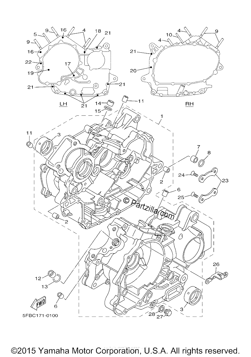 Diagrama de CRANKCASE