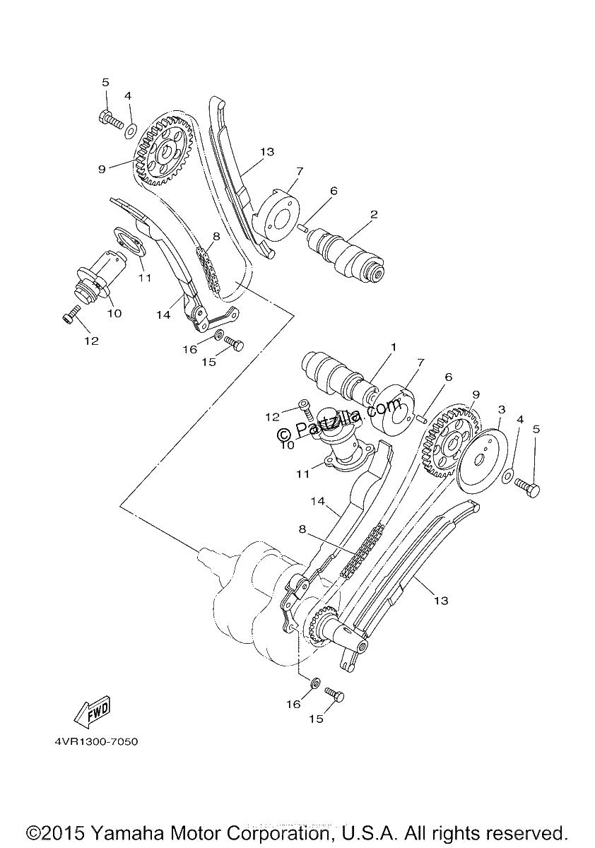 Diagrama de CAMSHAFT CHAIN