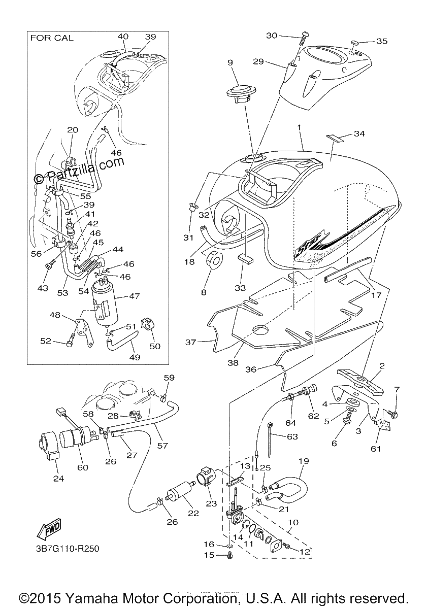 Diagrama de FUEL TANK