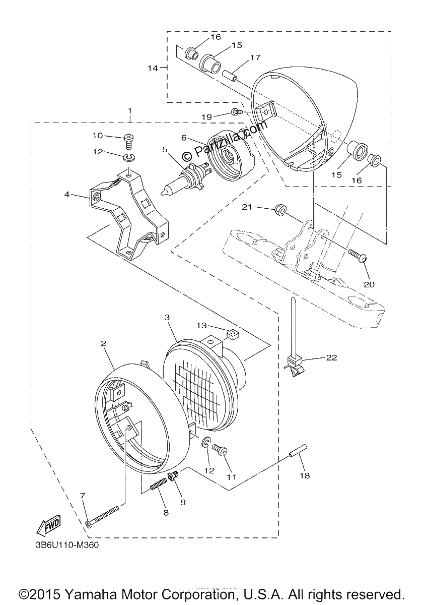 Diagrama de HEADLIGHT