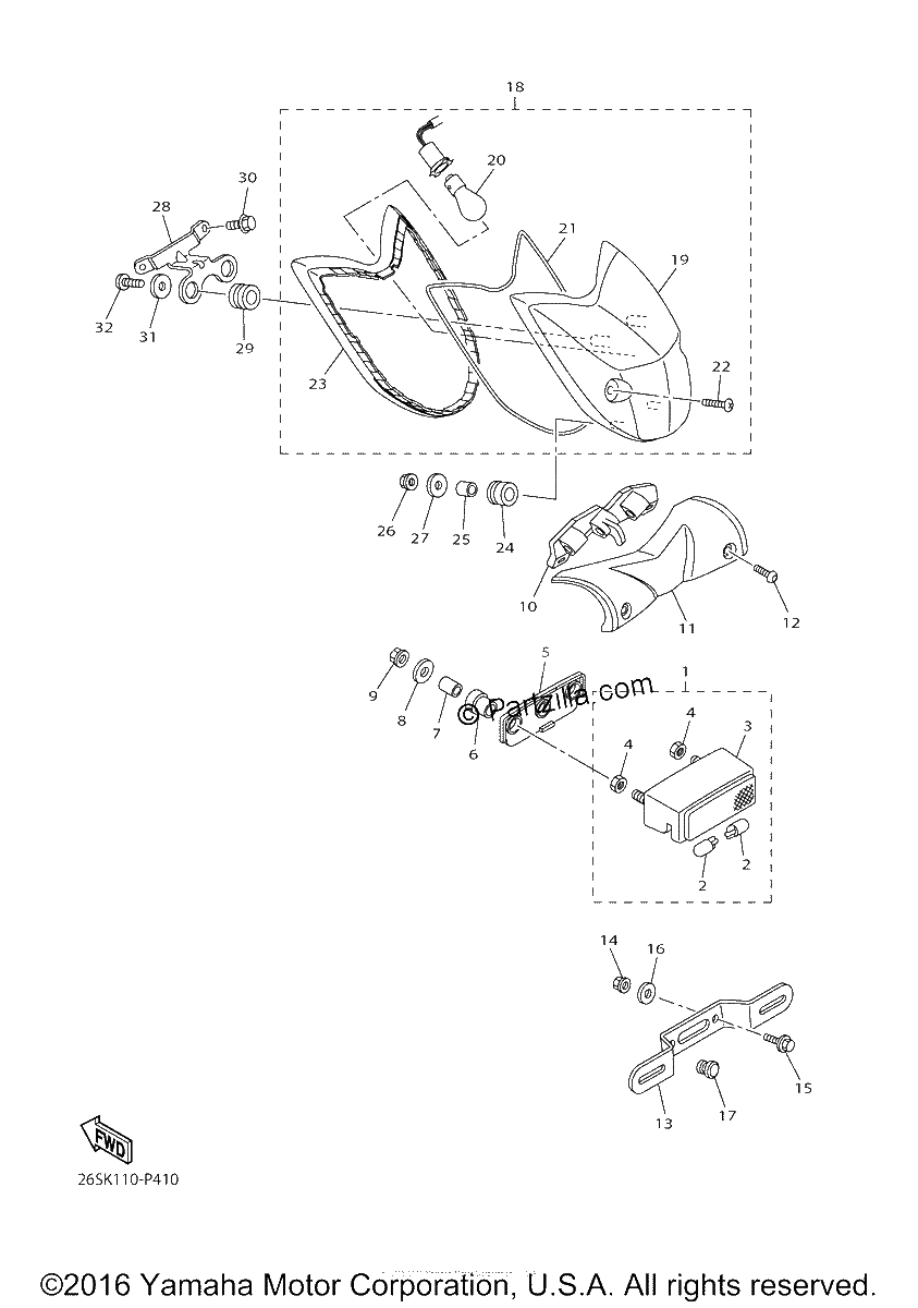 Diagrama de TAILLIGHT