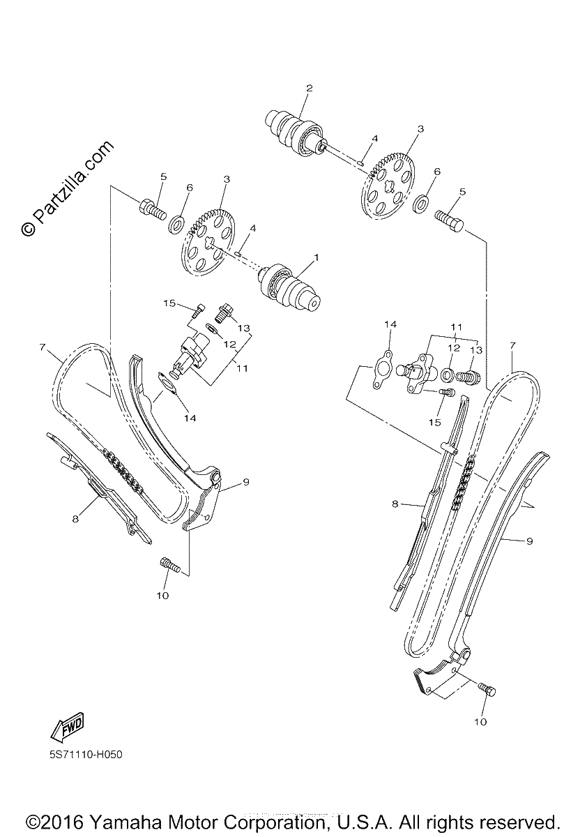 Diagrama de CAMSHAFT CHAIN