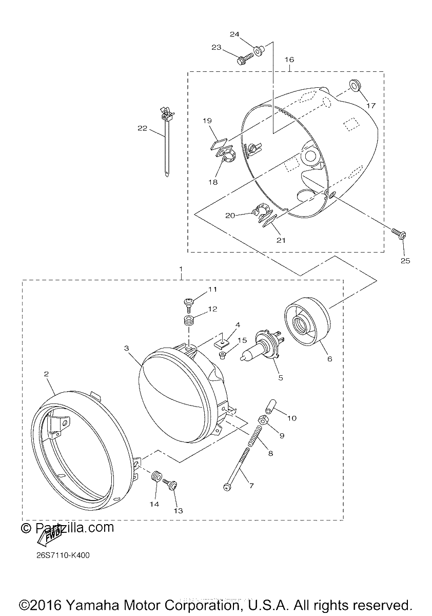 Diagrama de HEADLIGHT