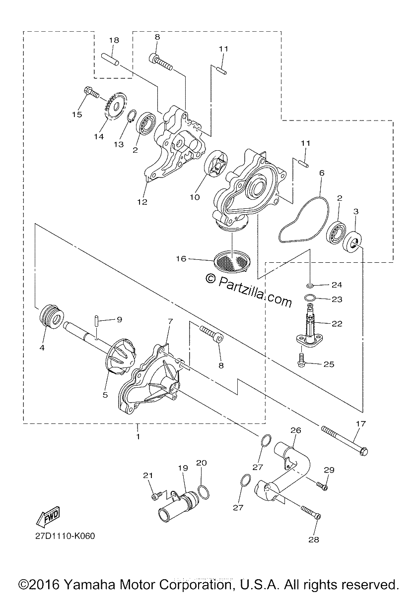 Diagrama de WATER PUMP