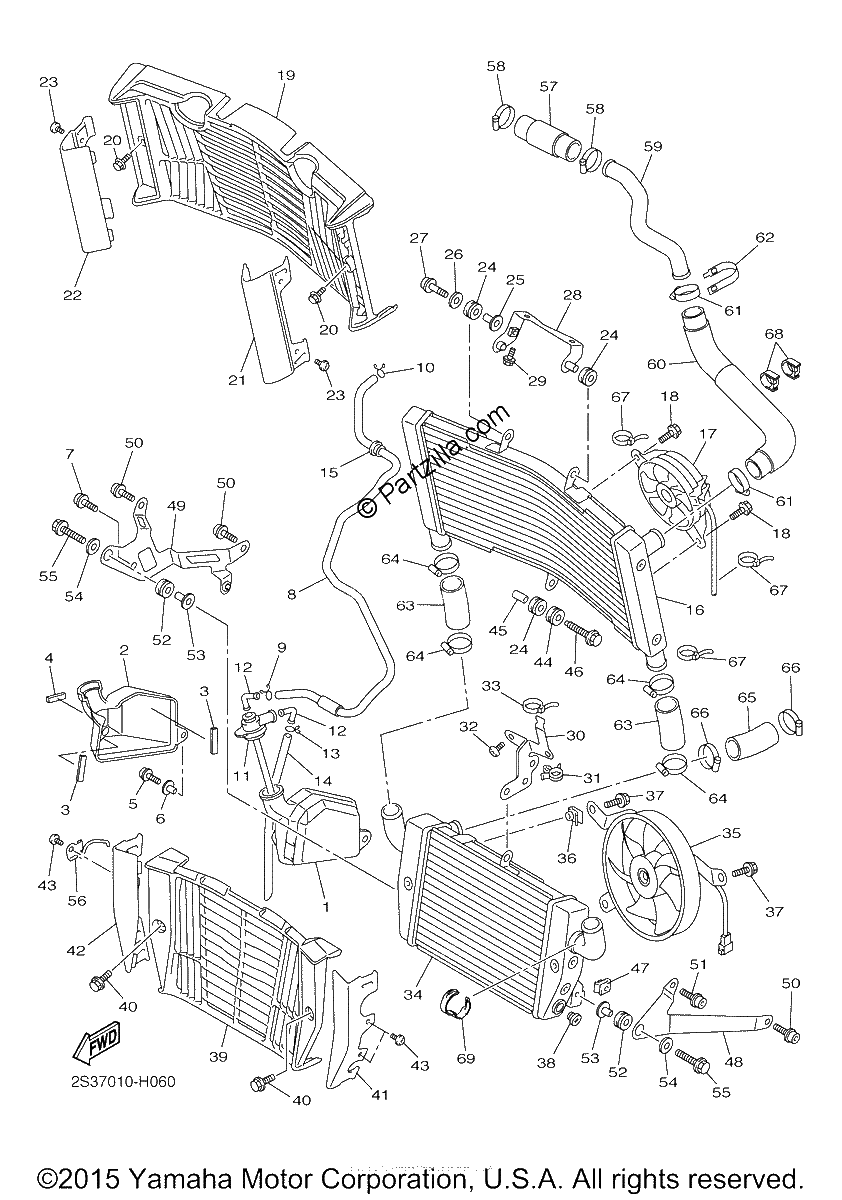 Diagrama de RADIATOR HOSE