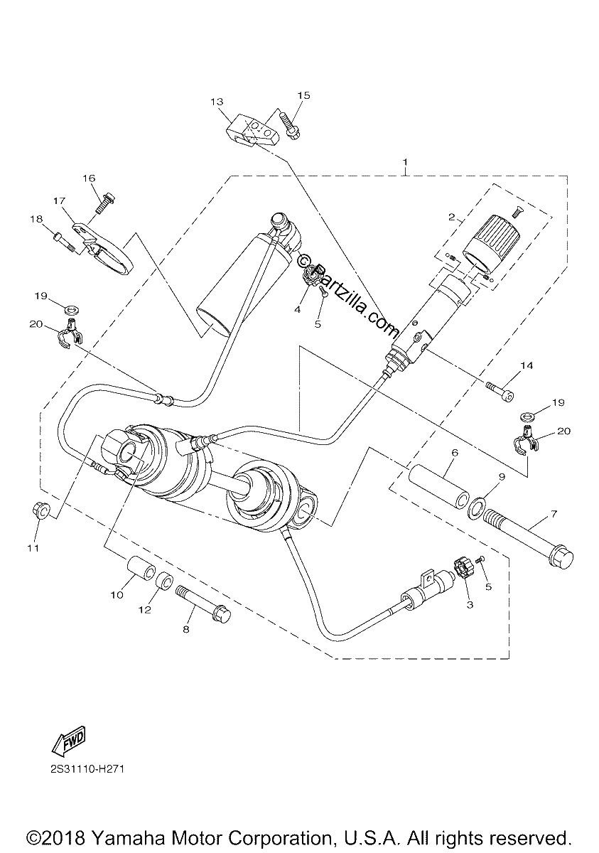 Diagrama de REAR SUSPENSION