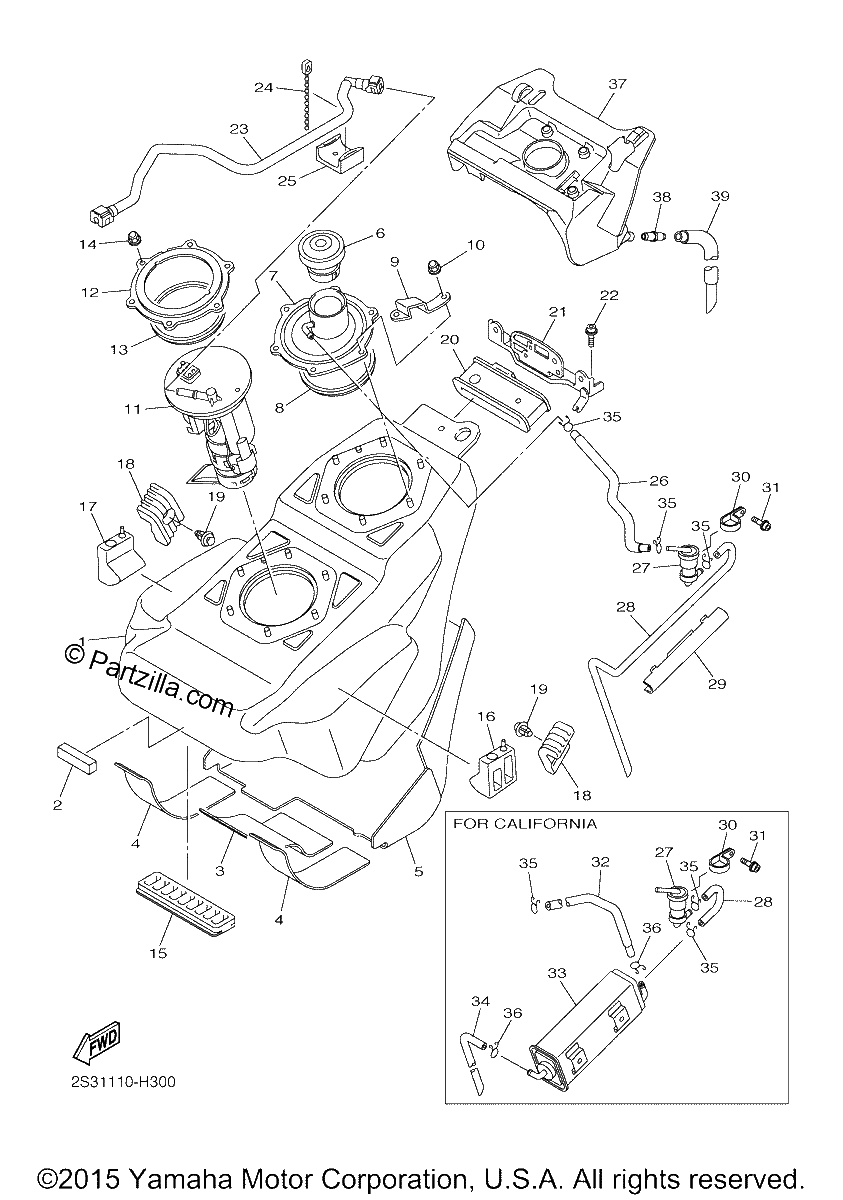 Diagrama de FUEL TANK
