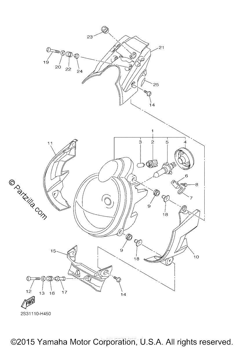Diagrama de HEADLIGHT