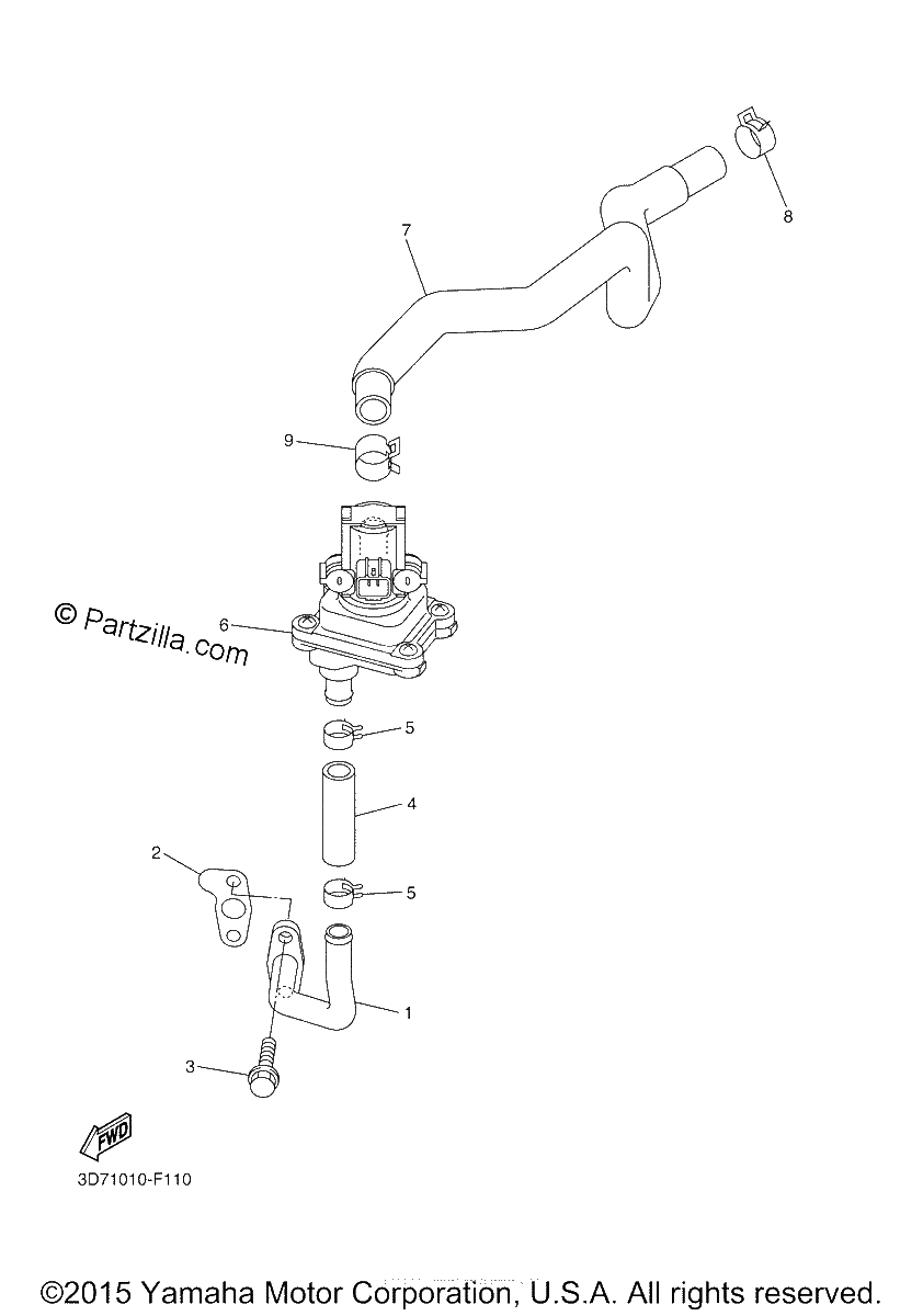 Diagrama de AIR INDUCTION SYSTEM