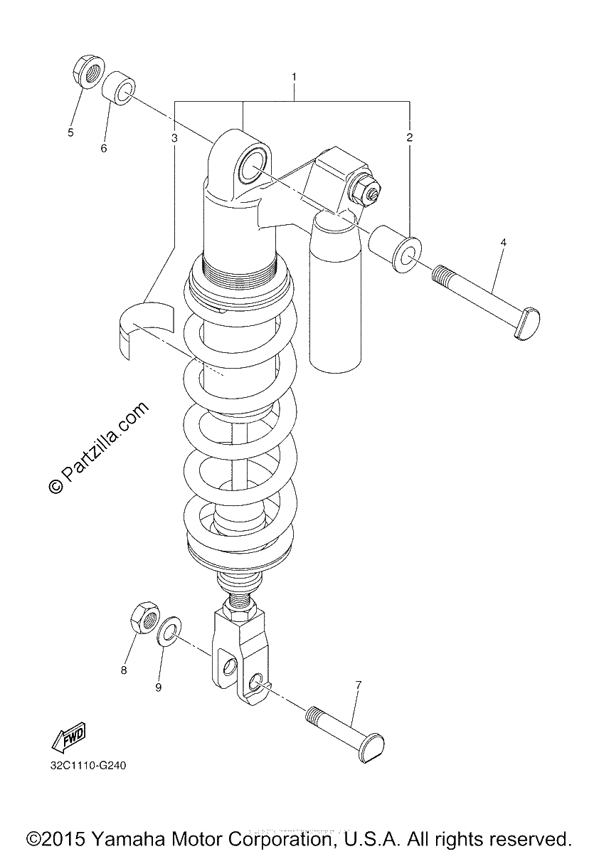 Diagrama de REAR SUSPENSION