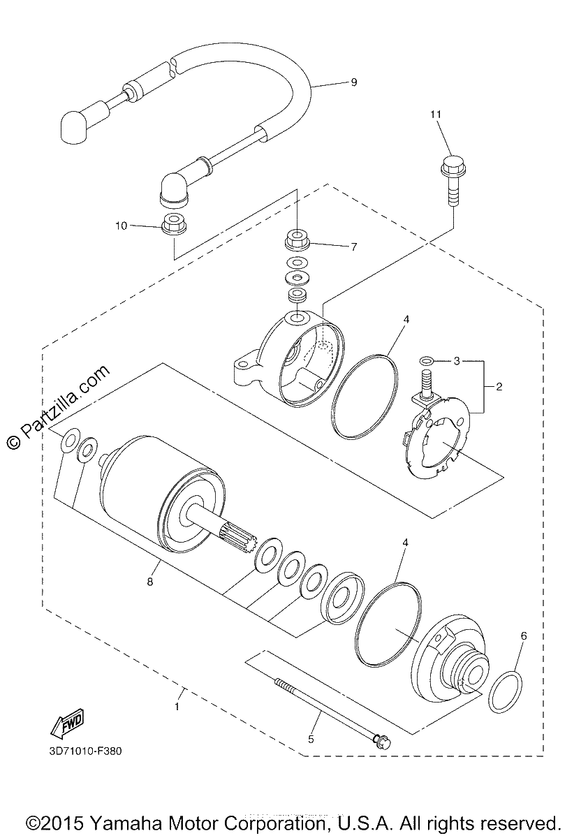 Diagrama de STARTING MOTOR