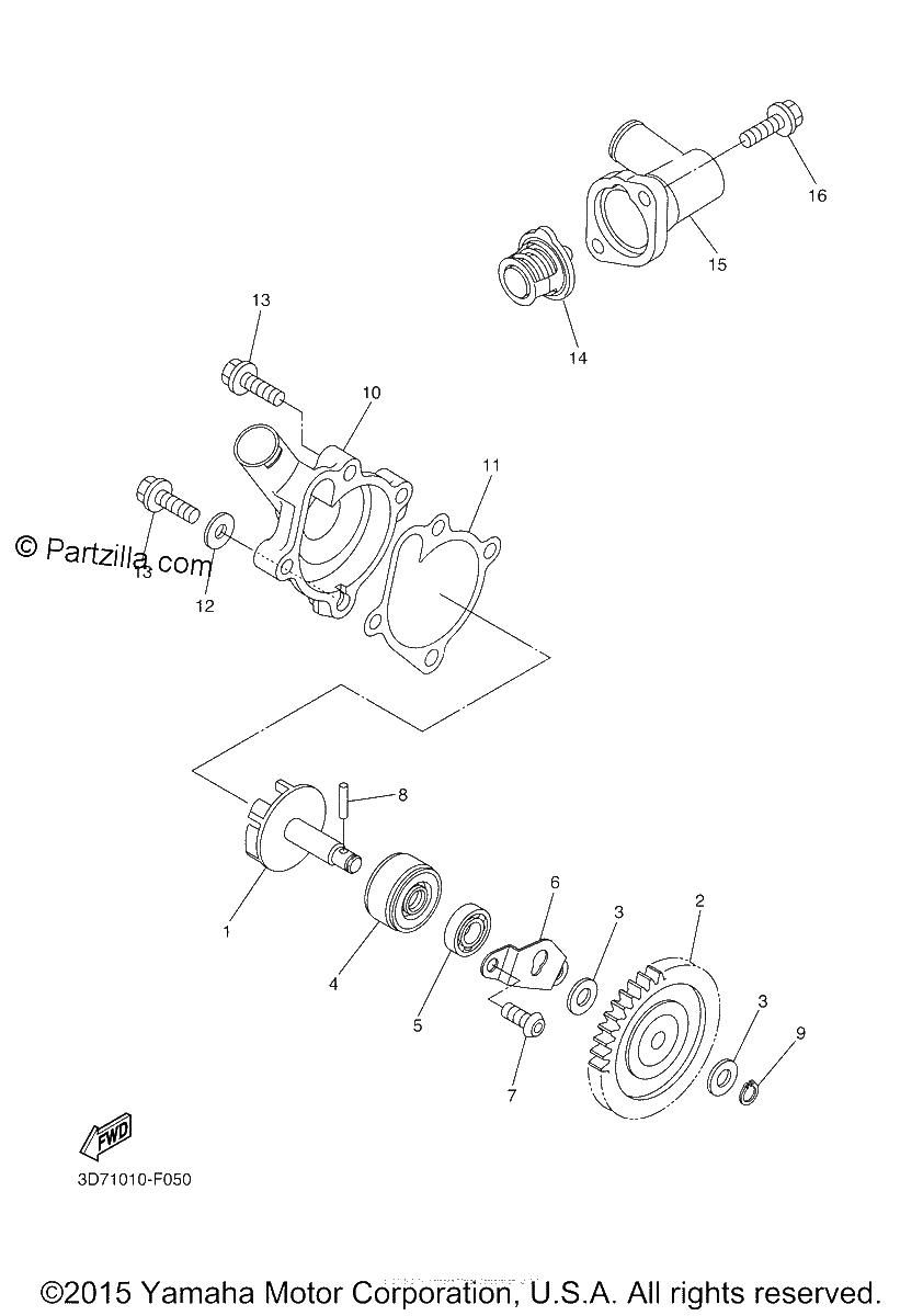 Diagrama de WATER PUMP