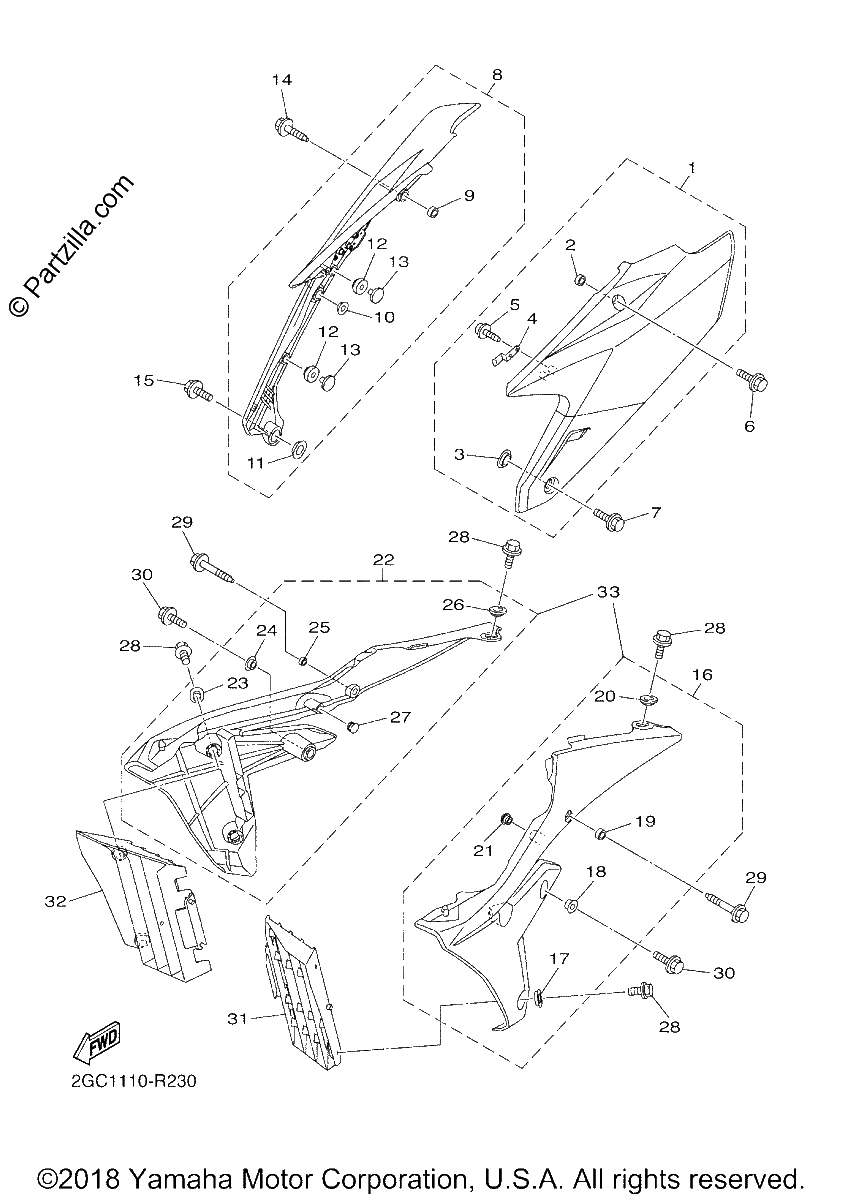 Diagrama de SIDE COVER