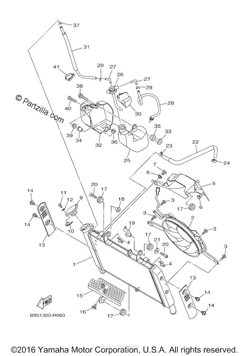 Diagrama de RADIATOR HOSE