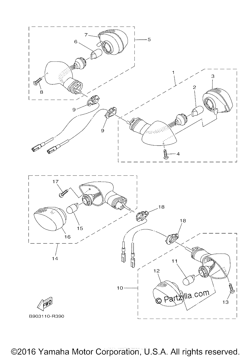 Diagrama de FLASHER LIGHT
