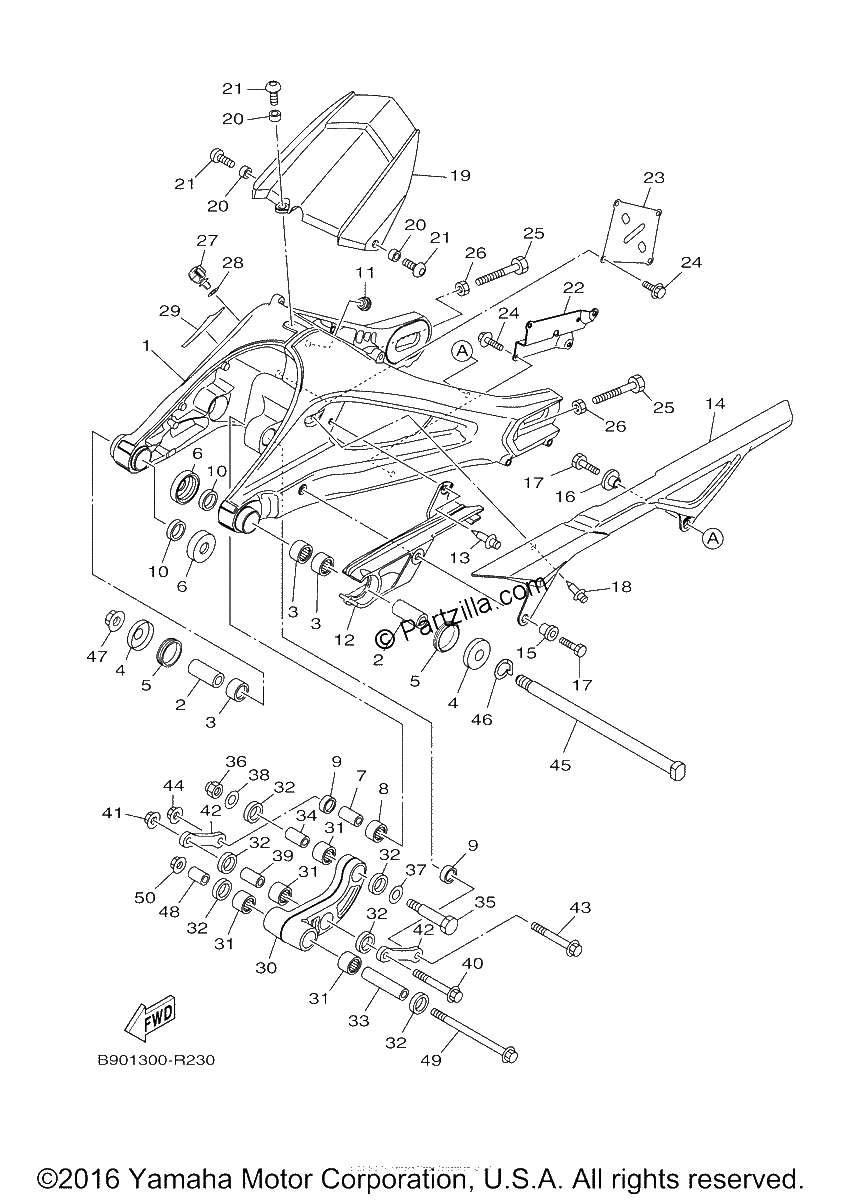 Diagrama de REAR ARM