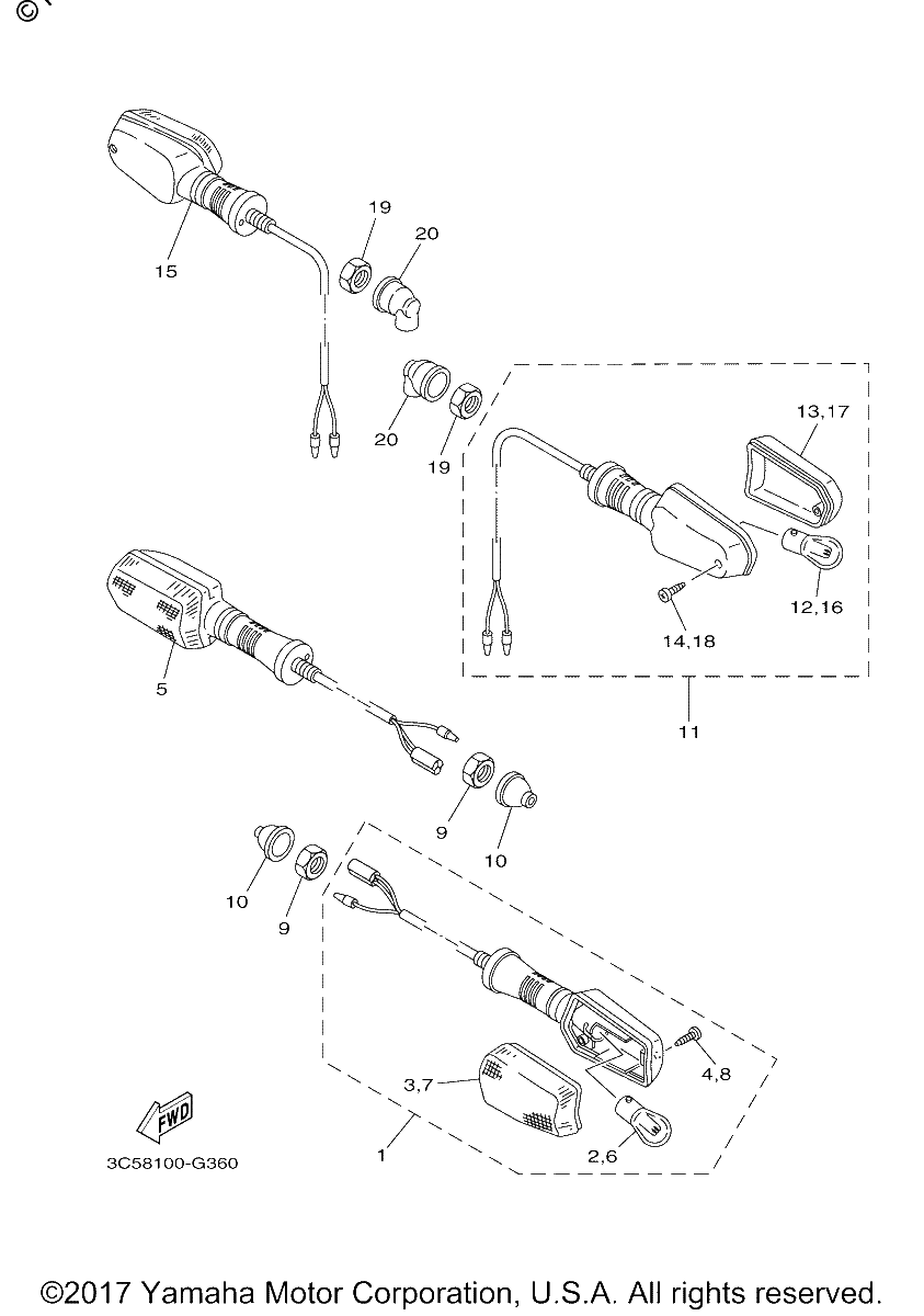 Diagrama de FLASHER LIGHT